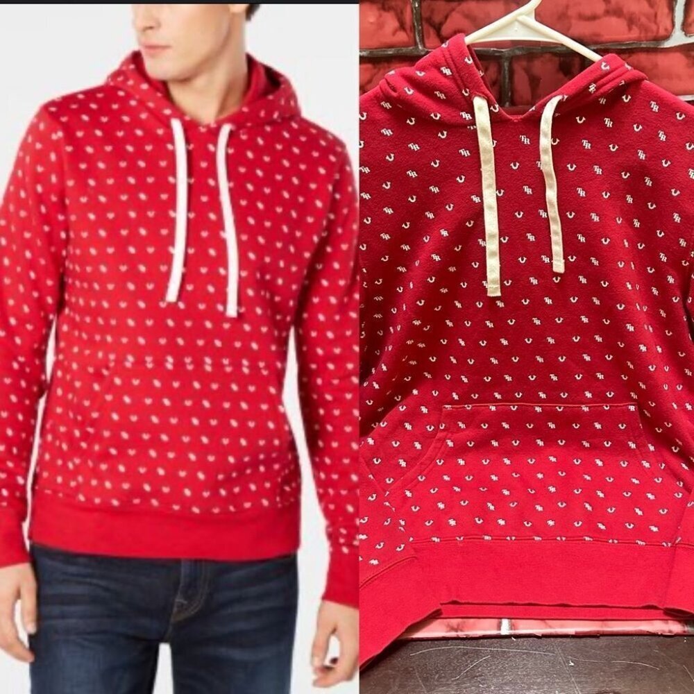 TRUE RELIGION World Tour Red pullover hoodie SP